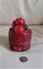 Apple red fruit basket vintage Hallmark Candles