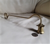 Brass floral top handcrafted candle snuffer