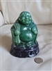 Vintage Buddha jade green color candle