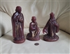 Nativity wax figures decor Joseph and kings