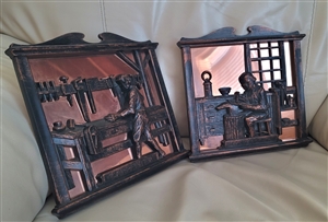 Coopercraft Guild freestanding craftsmanship decor Folk Art vintage display and gifts