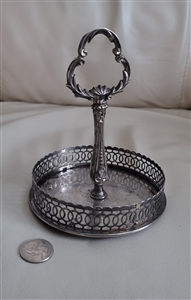 IS Co Englant silver plated condiments tray decor