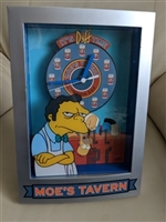 Homer Simpson Moe's Tavern wall or standing clock