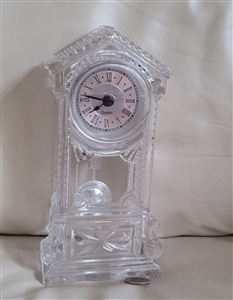 godinger vintage crystal legends desktop grandfather clock decor