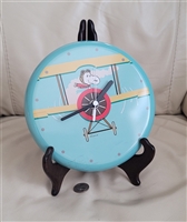 Flying Aces Snoopy Peanuts Hallmark wall clock