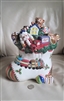 Omnibus Fitz and Floyd stocking cookie jar