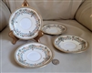 Henley porcelain saucers set of 4 Ansley England