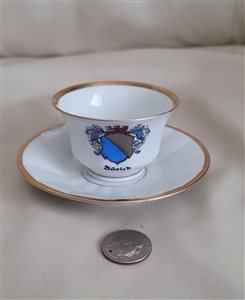 Zurich Crest Bavaria Schumann teacup and saucer