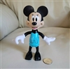 Mickey Mouse "old Style" 2016 Mattel articulated toy moving arms and head 5.5" tall