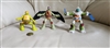 TMNT 2016 McDonalds 3 interactive toys gifts in multicolor hard plastic