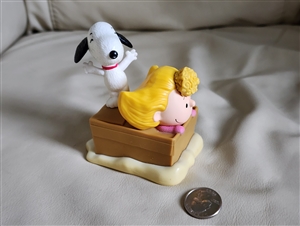 Snoopy and Sally Peanuts 2015 McDonalds moving toy