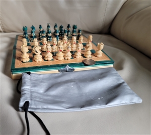 Hungry Budapest handcrafted wooden chess game