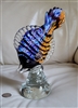 Art glass crystal exotic fish colorful sculpture