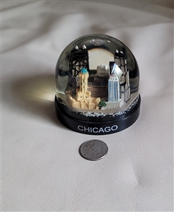 Chicago skylines architecture snow globe decor