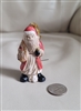 Vintage porcelain Santa Claus ornament Christmas