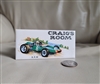 H  R Johnson porcelain plaque race car