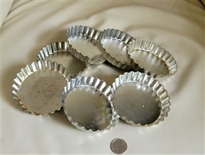 Fox Run vintage metal egg tart molds kitchen accessories baking adds on and collectible display
