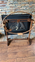 Wooden crafting stand with American Heritage hoop
