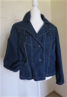 Quilted Jean jacket by LIFE Blue Willies sz L