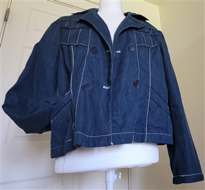 Quilted Jean jacket by LIFE Blue Willies sz L