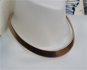 Vintage Park Lane Graduated Gold Tone Snake Necklace