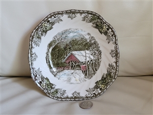 The Family Village Johnson Brothers soup bowl