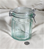 Italian panel design  glass jar for home storage