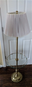 STIFFEL 49 inch floor lamp with glass tray