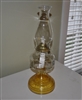 Tall vintage glass Hurricane Lamp with chimney