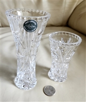 Lenox Fine Crystal vases  made in Chech Republic