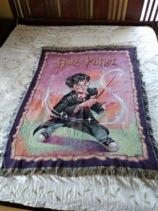 Harry Potter collectible tapestry blanket 2000