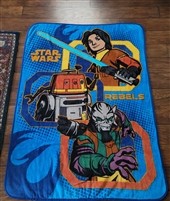 Rebel Star Wars Lucas Film plush throw blanket
