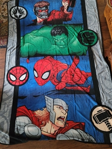 AVENGERS 91" Long soft two sided blanket Marvel