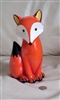 Large red Fox money bank KMP Gifts