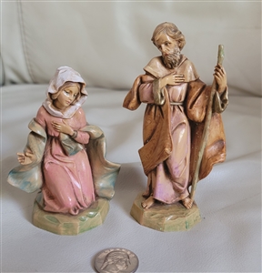 Fontanini Simonetti 1991 Mary and Joseph figures
