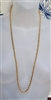 MONET multi twisted chainlinks gold tone necklace