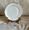vintage Lenox Solitaire ivory bone china bread and butter plate with platinum trim preowned