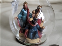 Wiseman globe glass ornament by Holiday Living