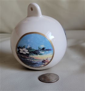 Florida Riverboat M Moran porcelain ornament
