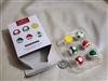 Super Mario Nintendo 2022 six mini ornaments holiday season Christmas tree decor