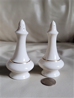 Lenox cream porcelain salt and pepper shakers