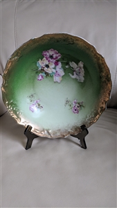 Three Crown German large serving floral bowl