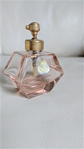 ST Austria pink glass vintage perfume bottle