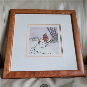 Winnie The Pooh and Pglet Disney framed print