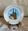 Nurnia Spanish porcelain plate Cathedral De Burgod