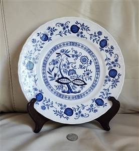 Vintage Blue Heritage Enoch Wedgwood dinner plate