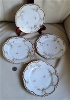 Haviland and Co floral design porcelain plate
