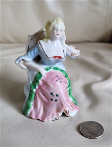 Occupied Japan porcelain Victorian women display