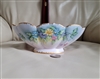 Antique sign floral oval serving storage bowl