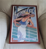 Music framed poster ANYTHING GOES McMullan